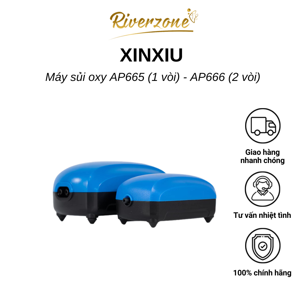 OXY XIX AP661-1 เครื่องผลิตออกซิเจน หัวฉีด AP666-2 ความจุ 2W - 2.5W เหมาะสําหรับตู้ปลาขนาดเล็ก