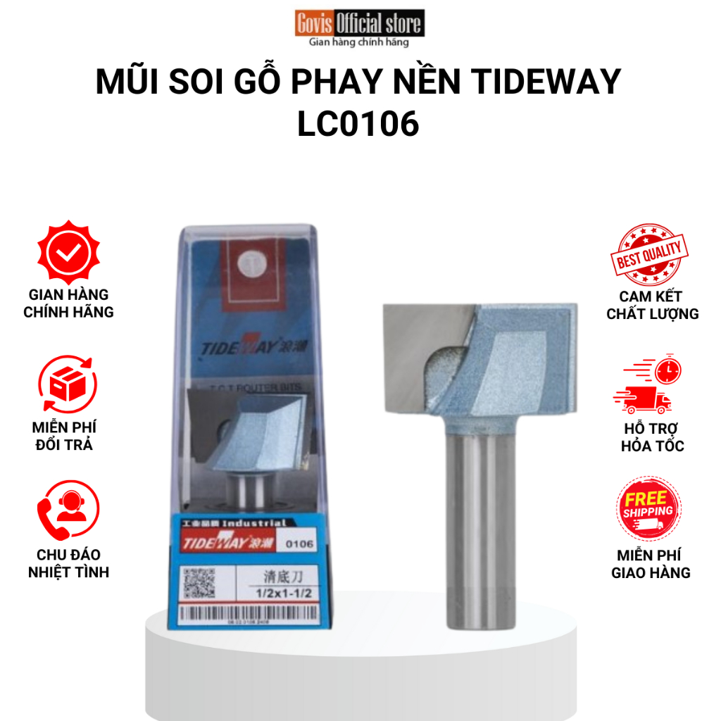 TIDEWAY LC0106 น็อตไม้