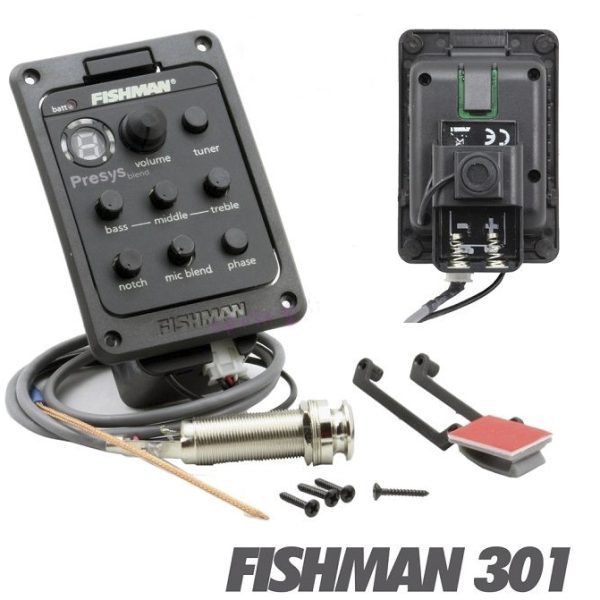 EQ FISHMAN 301 | EQ สําหรับกีตาร์ | ตัวปรับเสียงกีต้าร์ [สินค้าคุณภาพ]