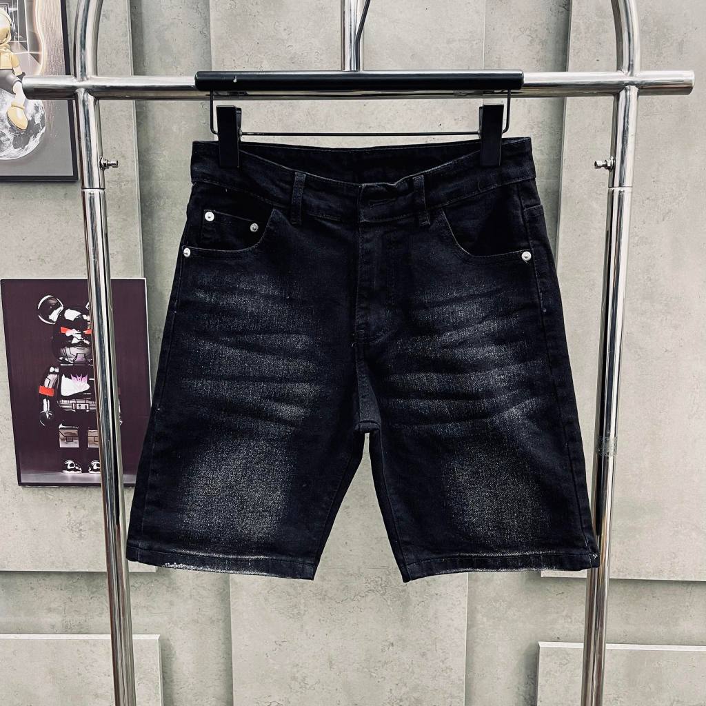 กางเกงยีนส์ขาสั้นผู้ชาย รหัส TT51 สีดําและสีเงิน ขนาดตั้งแต่ 40kg ถึง 120kg donghomeshop2