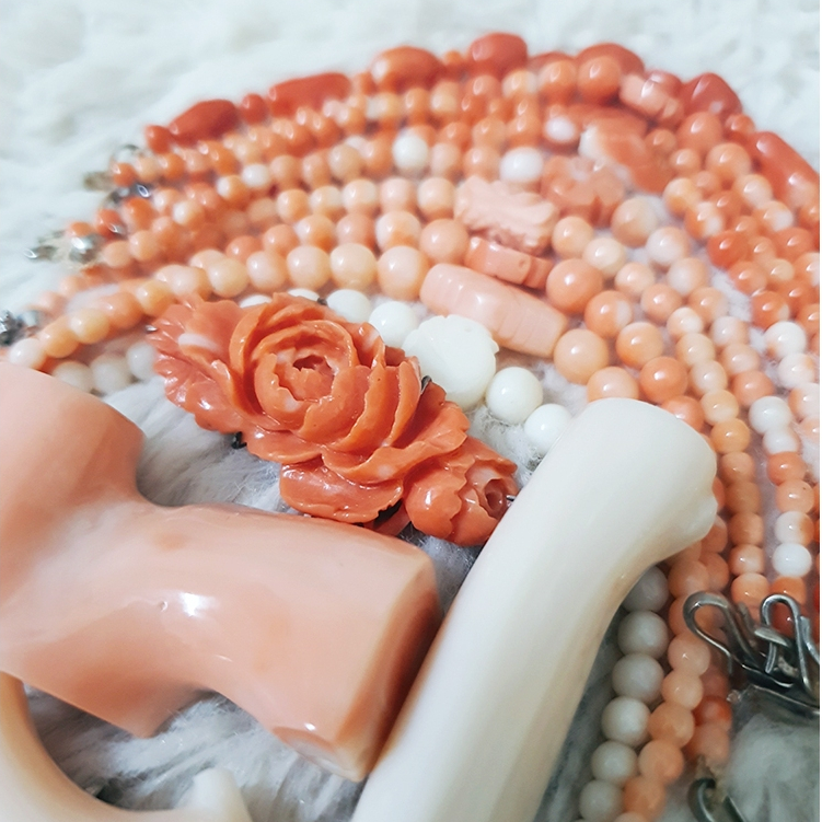 อุปกรณ์เสริมชุดกิโมโนญี่ปุ่น - สายรัด Haori hiso และ Obydome สําหรับ Coral หลายรุ่น - Coral haori hi