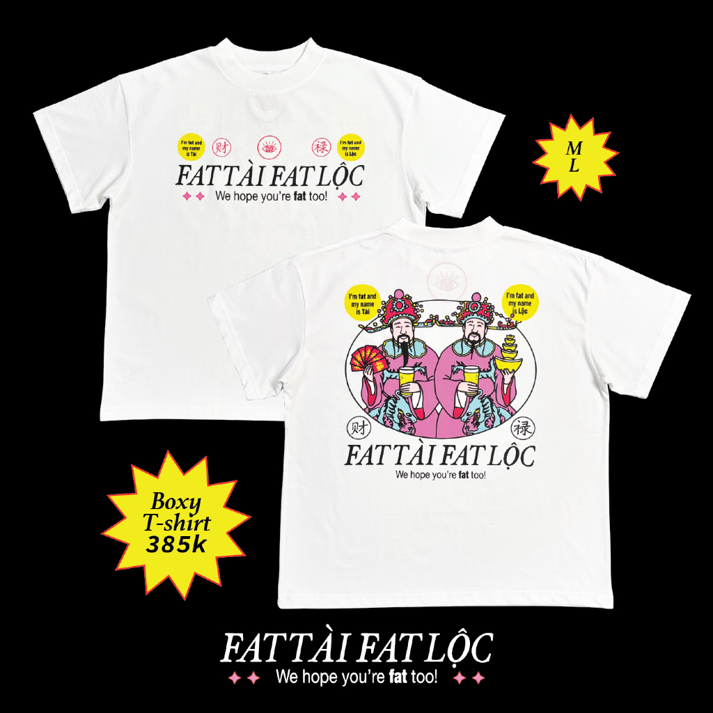 Boxy Tshirt Fat Fortune Fat Fortune
