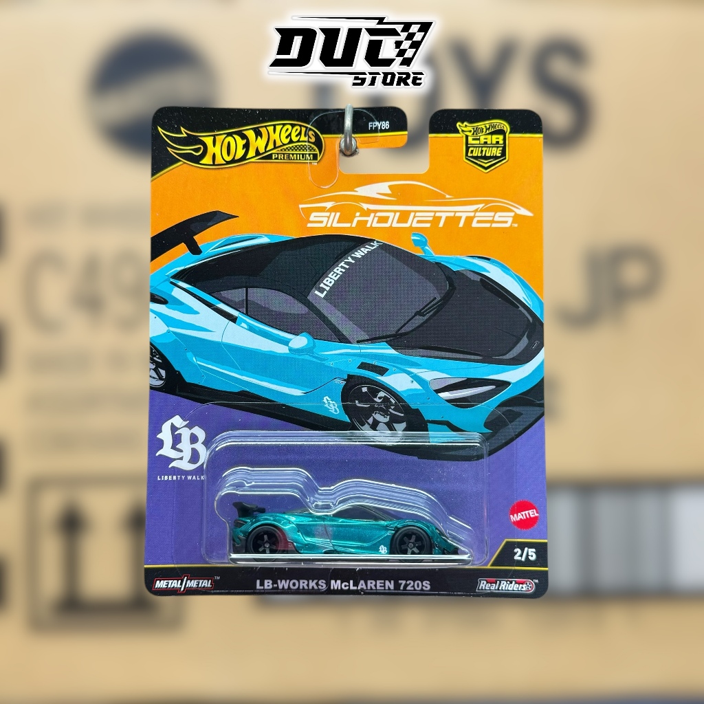 Ducstore รถโมเดล JBK47 Hot Wheels Premium LB-WORKS McLaren 720S - ภาพเงาวัฒนธรรมรถยนต์