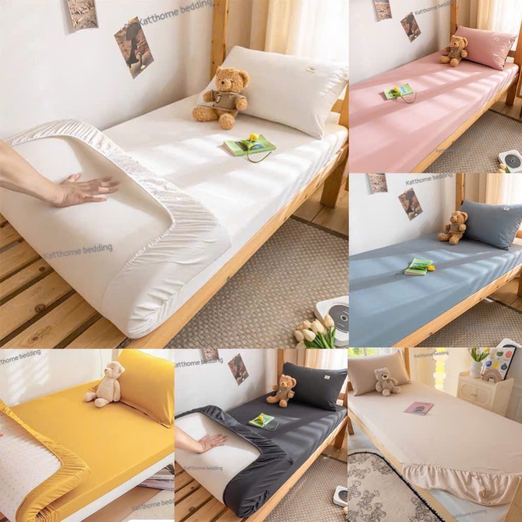 Tc ผ้าปูที่นอนผ้าฝ้าย ผ้าปูที่นอนห้องนอนสไตล์เกาหลี ผ้าปูที่นอนในหอพัก m2/m6/m8