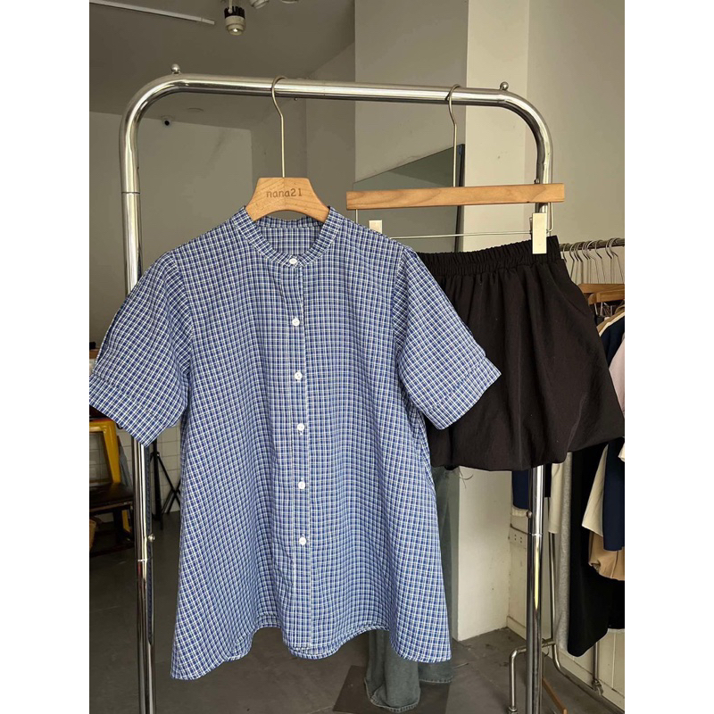 เสื้อเชิ้ตลาย A9898 Nana21 Nanastore21 ผู้หญิง