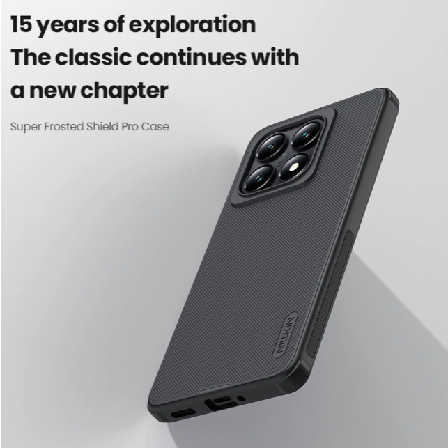 Nillkin Frosted Shield Pro Xiaomi 14T Pro 14T Case เคสโทรศัพท์กันกระแทกป้องกันลายนิ้วมือ