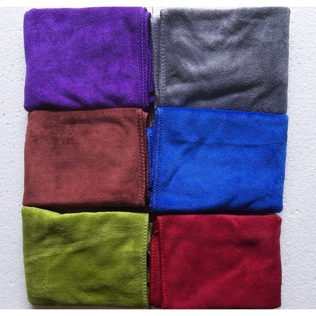 Combo ผ้าเช็ดตัว 4 ผืน 35 x75 (NO FLUFF, NO COLOR) SUITABLE FOR HAIR SALON, SPA