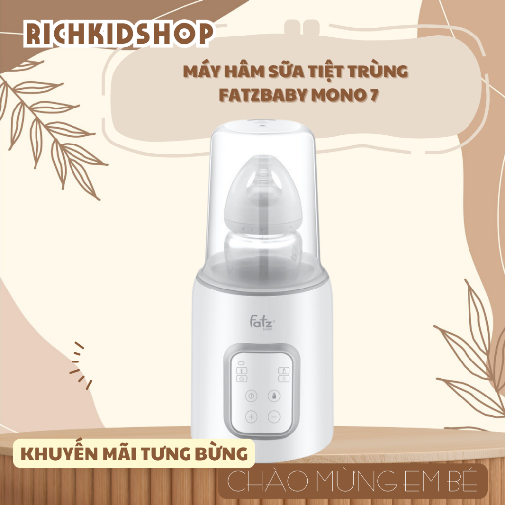Fatzbaby Mono เครื่องฆ่าเชื้อนมอุ่น 7 - 12 เดือน ข้อผิดพลาดที่ดึงดูดใจ