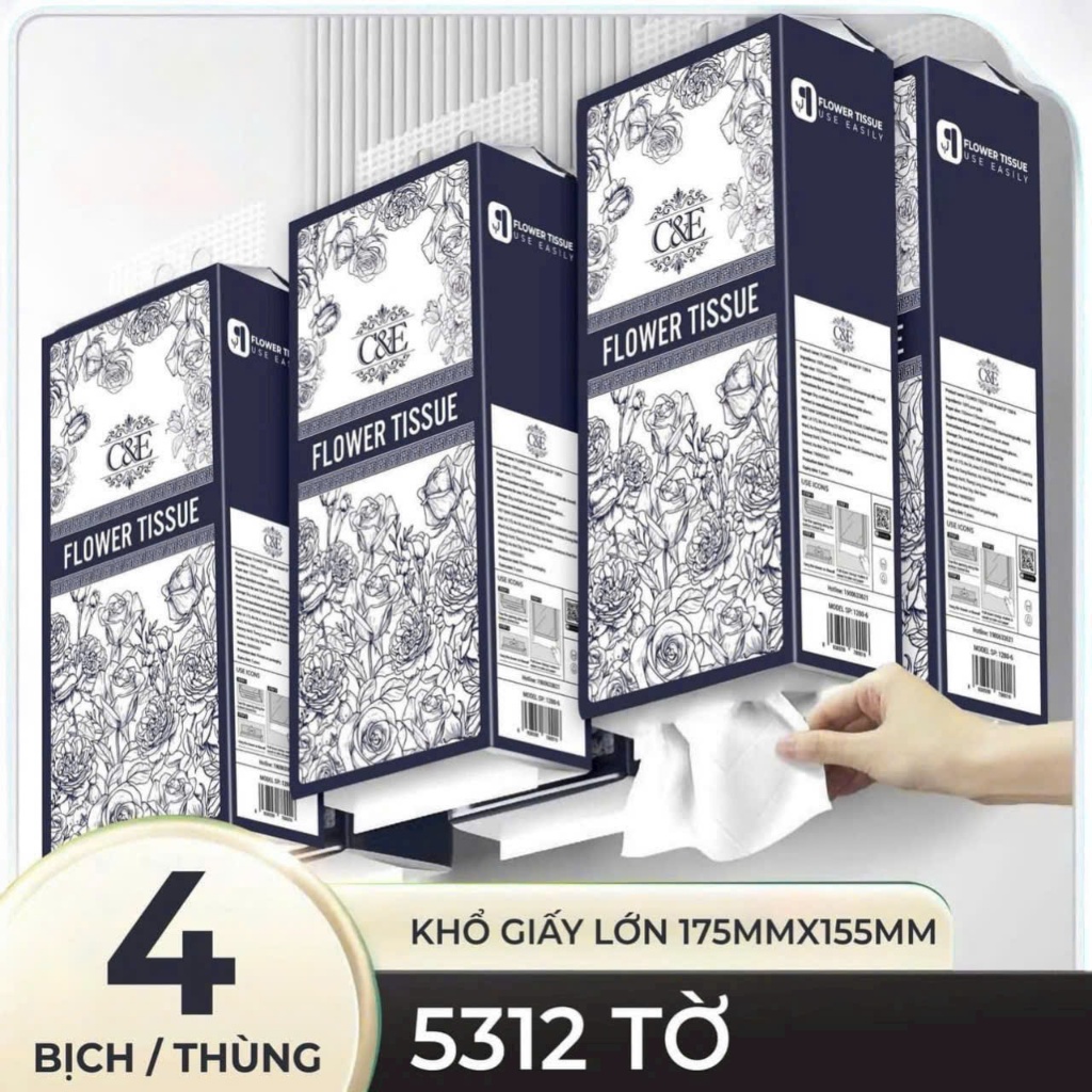 กล่องกระดาษ ค&จ 4 ใบ ถุงละ มี 1328 แผ่นในประเทศสุดแกร่ง