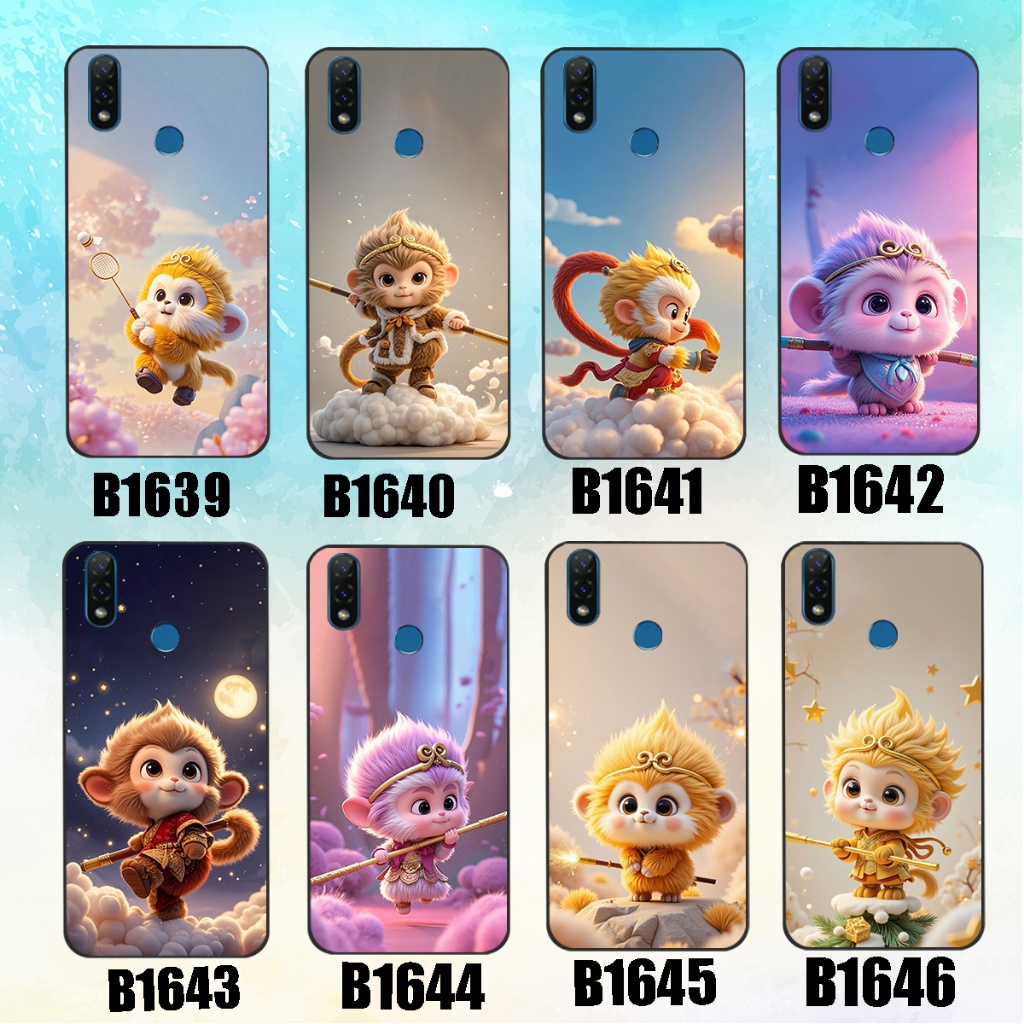เคส Vsmart Joy 2 Plus / Joy2+ พิมพ์ลายการ์ตูนน่ารัก Sun Wukong / TPU ยืดหยุ่นปกป้องกล้อง