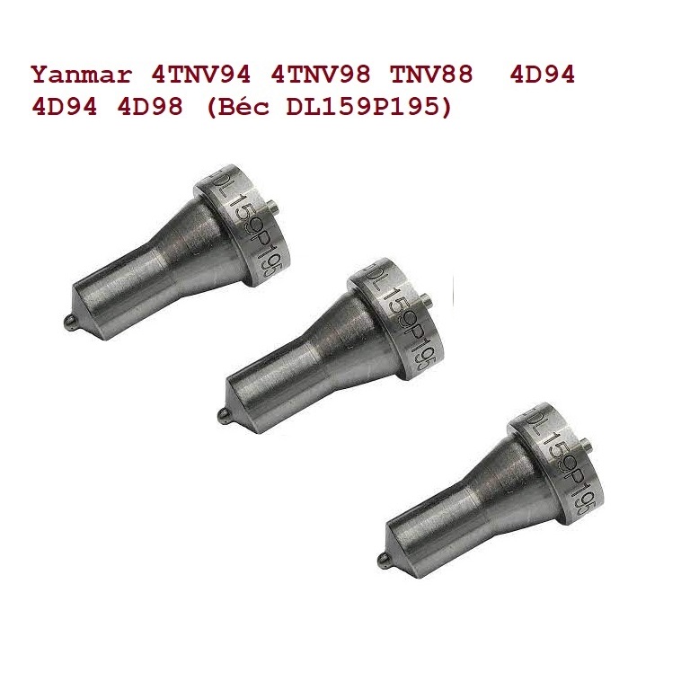 หัวฉีดน้ํามัน DL159P195 DL156P175 129906-53000 Yanmar 4TNV98 4D94 4D98 4TNV94 4TNV98 4D94 4D94 4D98 