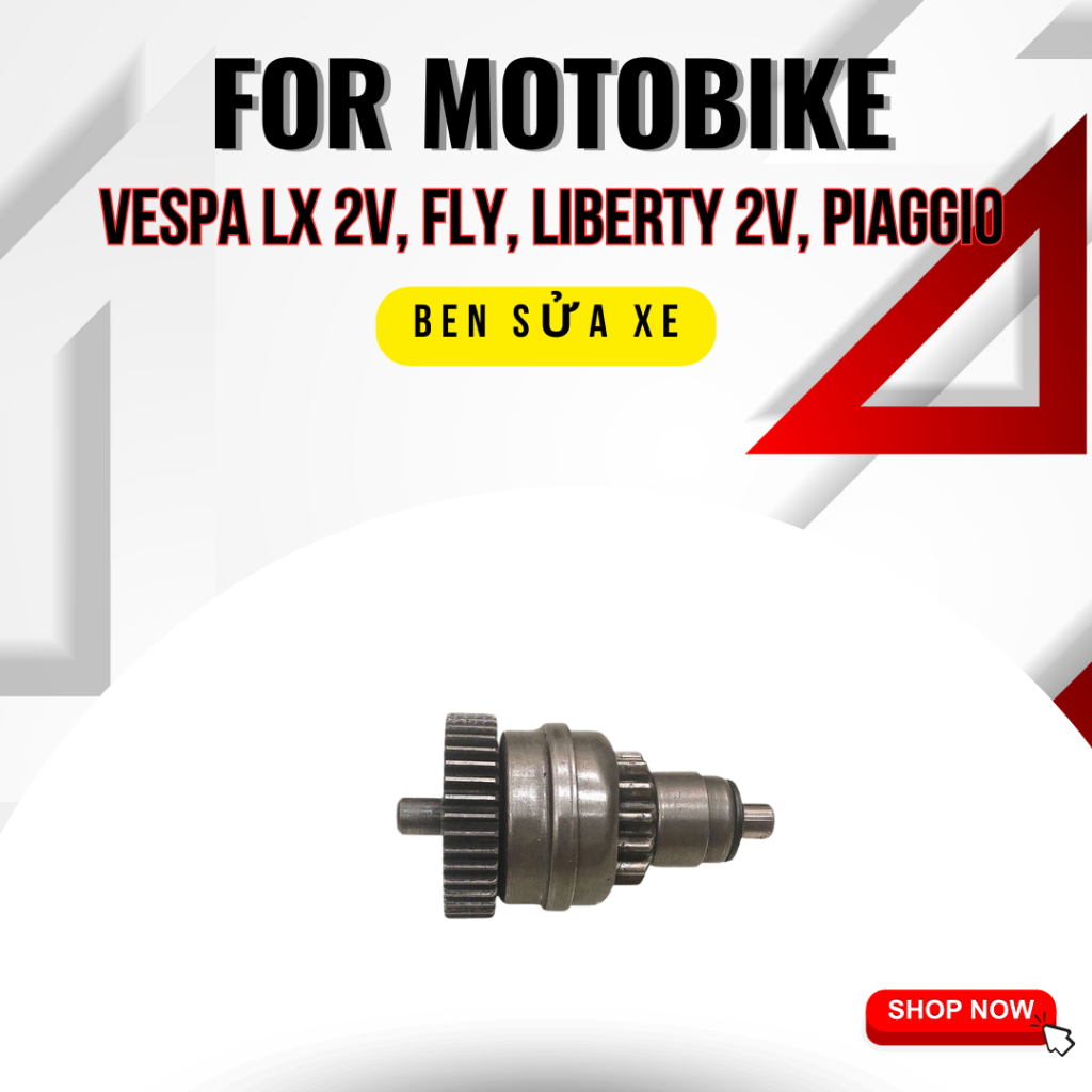 Vespa LX 2V, Fly, Liberty 2V, Piaggio Starter (สตาร์ทฟัน, เกียร์สตาร์ท