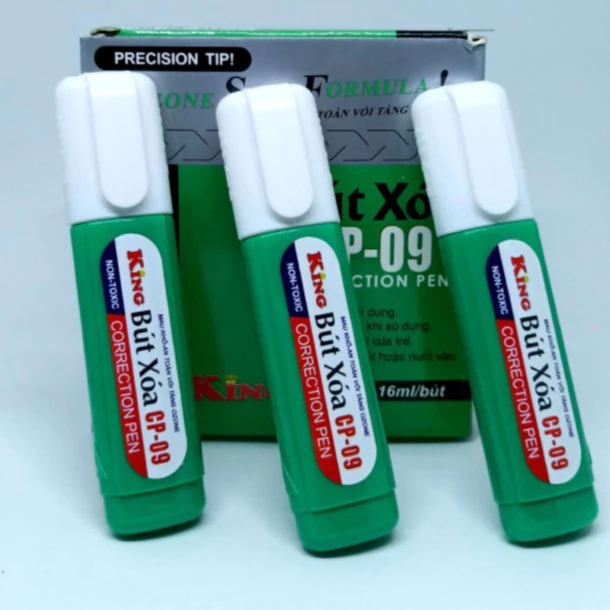 [KING CP09] Combo of 2 KING CP-09/ CP 09 ปากกาลบได้น้ํา ปริมาณ 16ml หมึกลบได้แห้งเร็ว