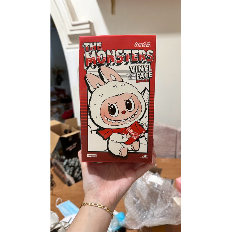 (รูปถ่ายจริง สินค้าแท้ รวมเช็ค) LABUBU THE MONSTERS x COCACOLA