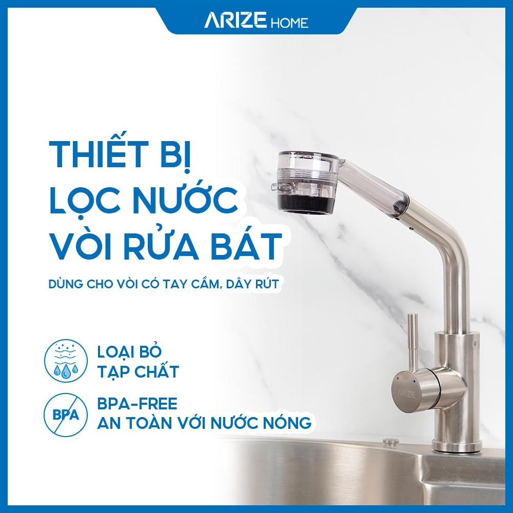 ARIZE Dr.Oplus เครื่องกรองน้ําก๊อกน้ําสําหรับอ่างล้างจาน [แบบที่มีประโยชน์]