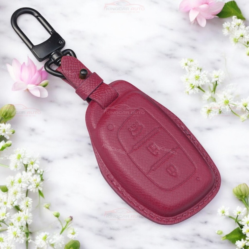 ปลอกกุญแจรถ - 24 Red Do Hyundai Creta, Stargazer,i10, i20,Tucson, Elantra, Sonata
