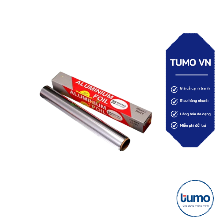 ฟอยล์อบ (CN)ROLL OF Foil PAPER 5M*30CM, ALU BAKING Foil ROLL (ขนาด 30cm x 5m) - MULTI-FUNCTIONAL BAK