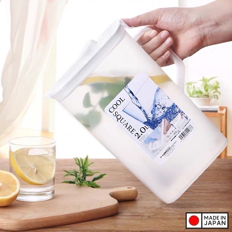 Pearl Metal Cool Square 2.0L ขวดน้ําระดับพรีเมียม - สินค้าในประเทศญี่ปุ่นนําเข้าของแท้