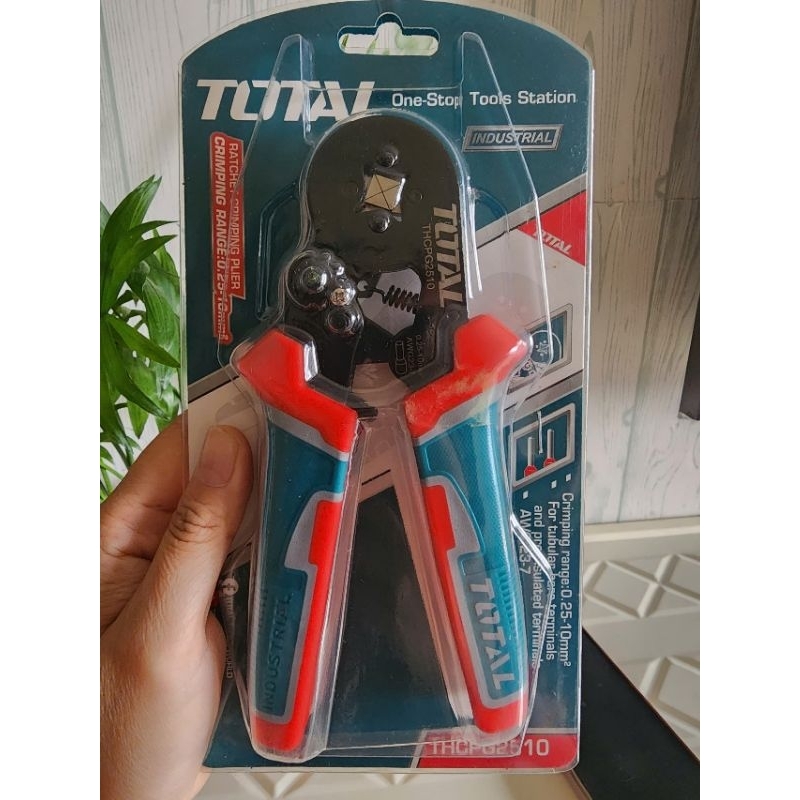 (64)THCPG2510 คีมย้ําสายไฟหุ้มฉนวน 4 ขา AWG23-7