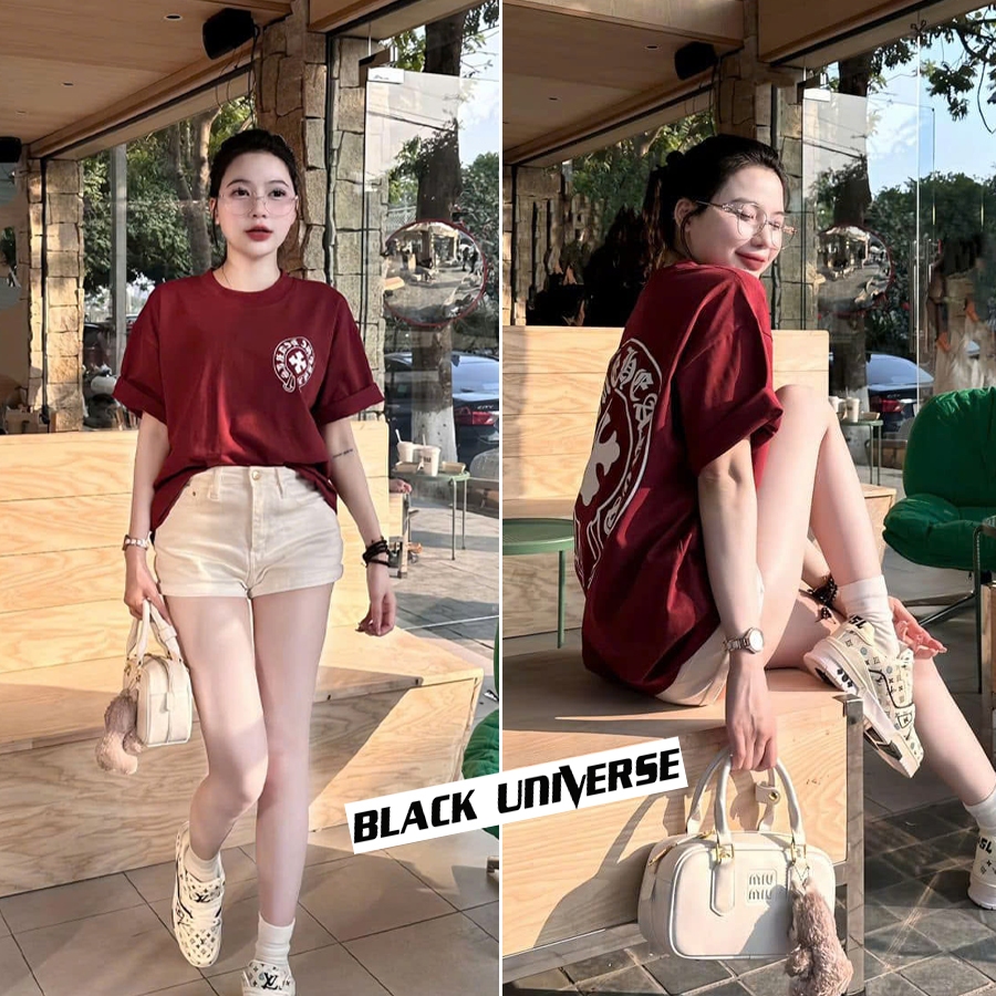 Gavana เสื้อยืดแขนกุด Chrome ตัดต่ําทําจากผ้าฝ้ายคุณภาพสูง