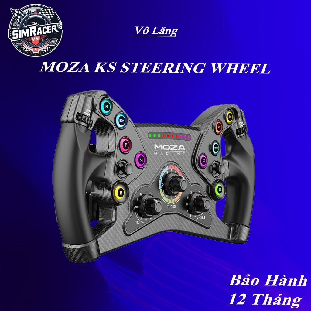 [MOZA Racing] พวงมาลัยสูตร KS GT - F1 Sim Racing พวงมาลัย | SimracerVN