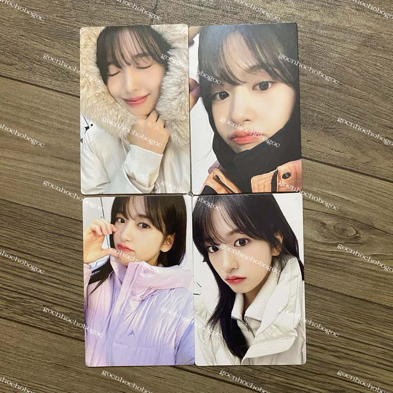 ของแท้ IVE Ahn Yujin NEPA การ์ดรูปถ่ายมุมโค้งมน