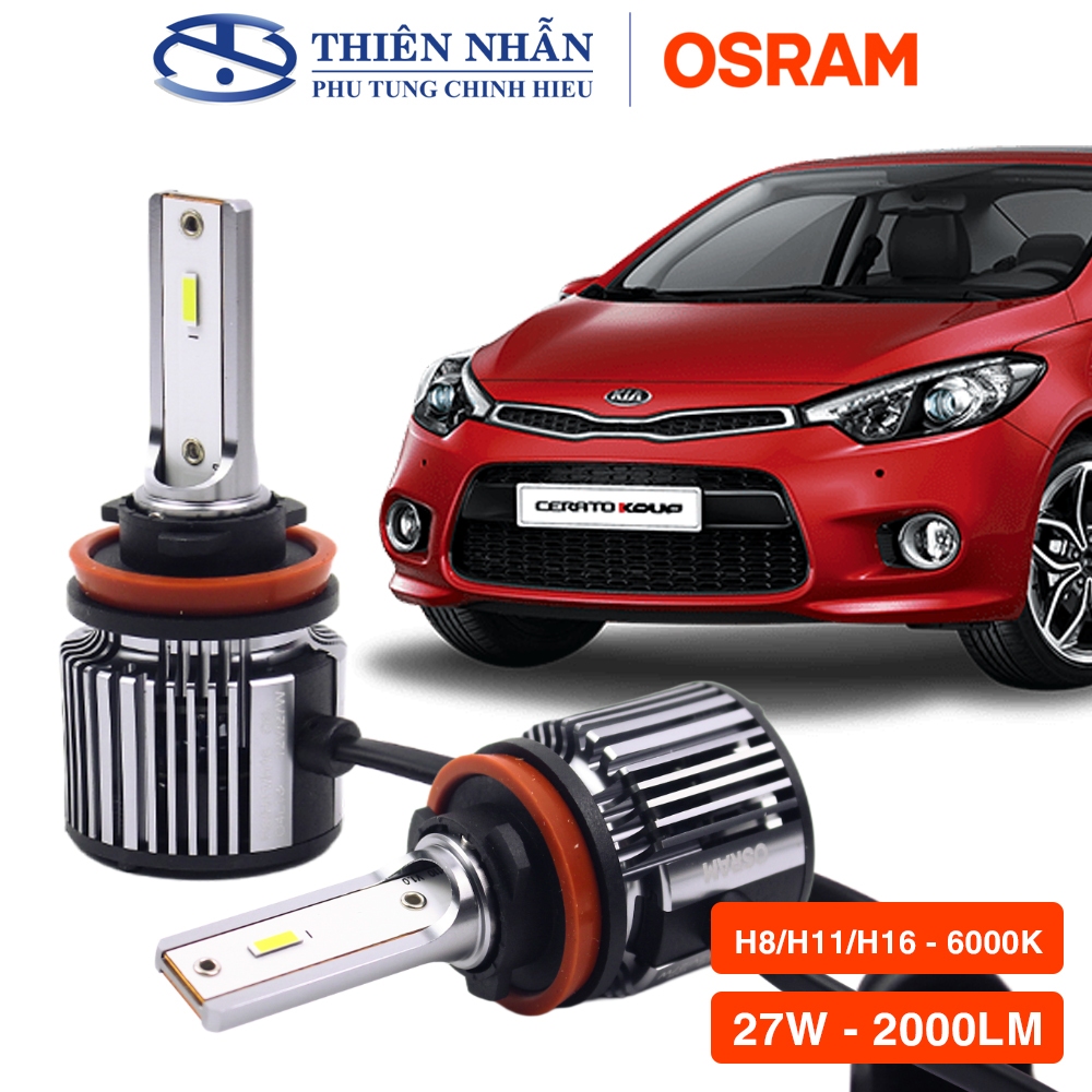 Osram H8/H11/H16 EASE หลอดไฟ Led สําหรับ Chevrolet, Ford, Honda, Mitsubishi, Mazda,. สีขาวสว่างเป็นพ