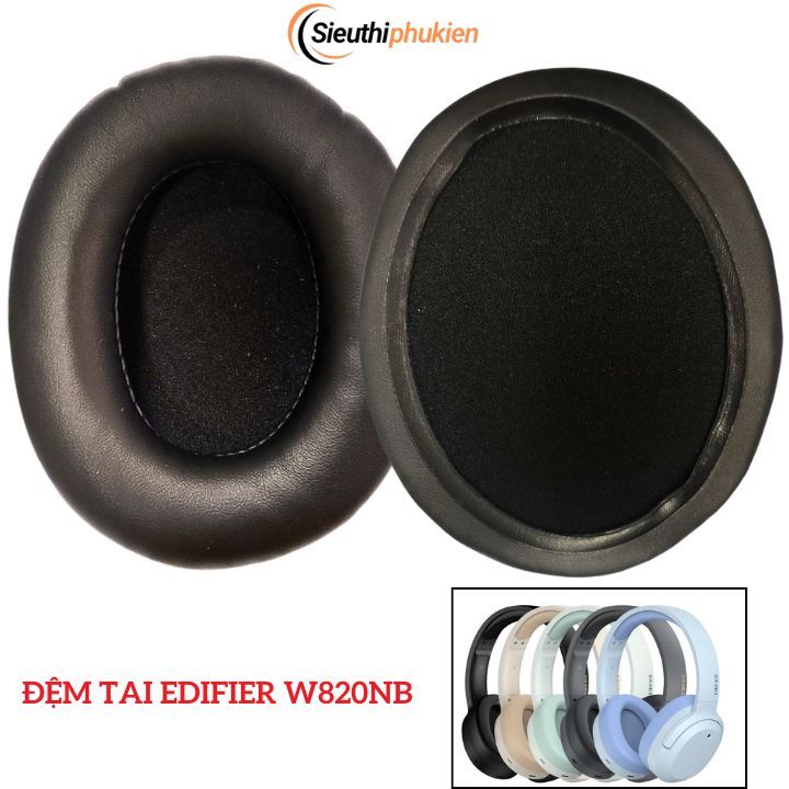 เบาะทดแทนสําหรับหูฟัง Edifier W820NB, ฝาครอบโฟมหูฟังบลูทูธ Edifier W820NB 080100