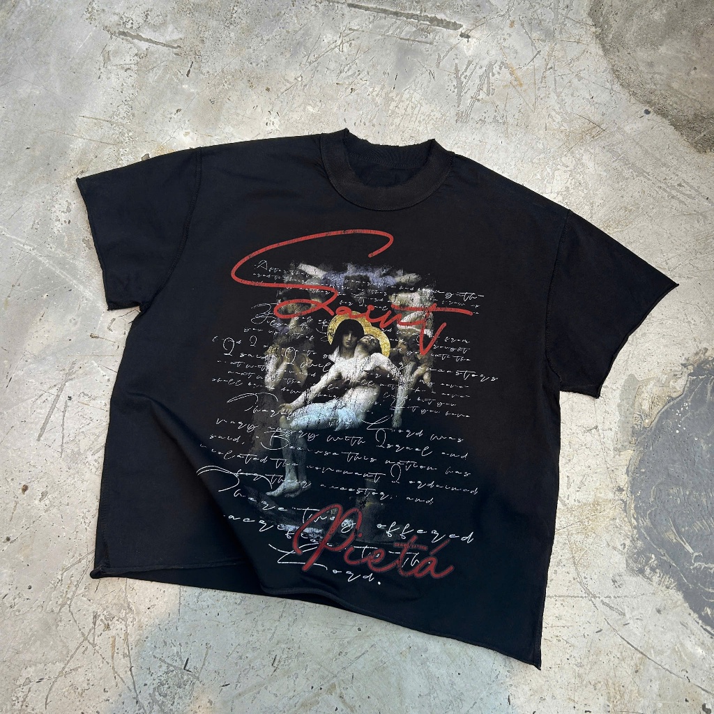 เสื้อยืดฟอกกล่อง SAINT PIETA