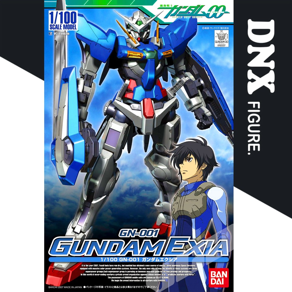 NG GN-001 Gundam Exia 1/100 Bandai Assembly Model (ซีลใหม่)