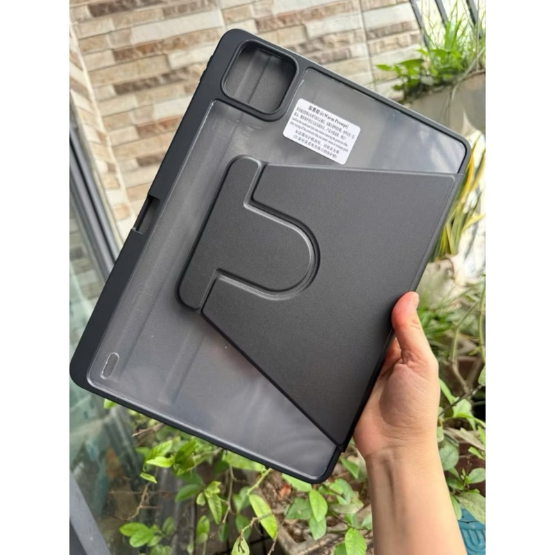 Xiaomi Pad 7, Pad 7 Pro 11.2 นิ้วซองหนัง (สีดํา) มีขอบยืดหยุ่น 360 rotation WITH pen tray