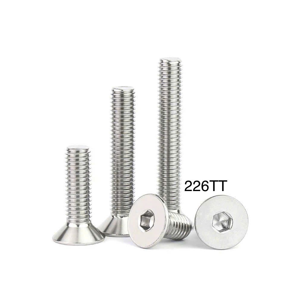 HEXAGONAL FLAT HEAD (INOX201) M5 TO M12