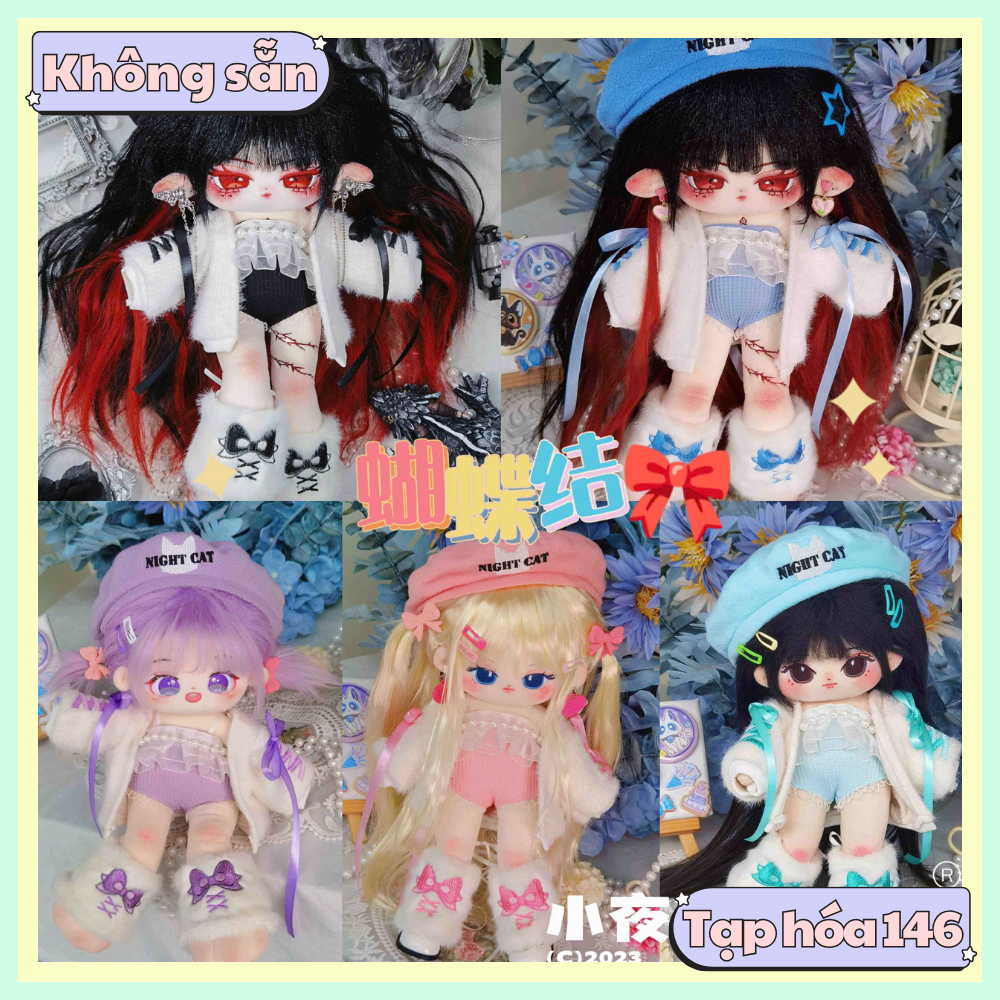 [92 รุ่น][AVAILABLE] ชุดตุ๊กตา 15cm 20cm 30cm 40cm - เสื้อผ้าตุ๊กตา 10cm 20cm 30cm 40cm