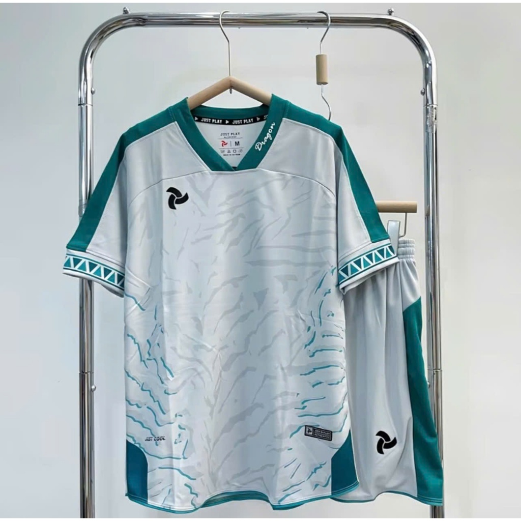 JP Design Soccer Sportswear สีเทาคุณภาพสูง Breathable Sesame Elastic AE-Sport