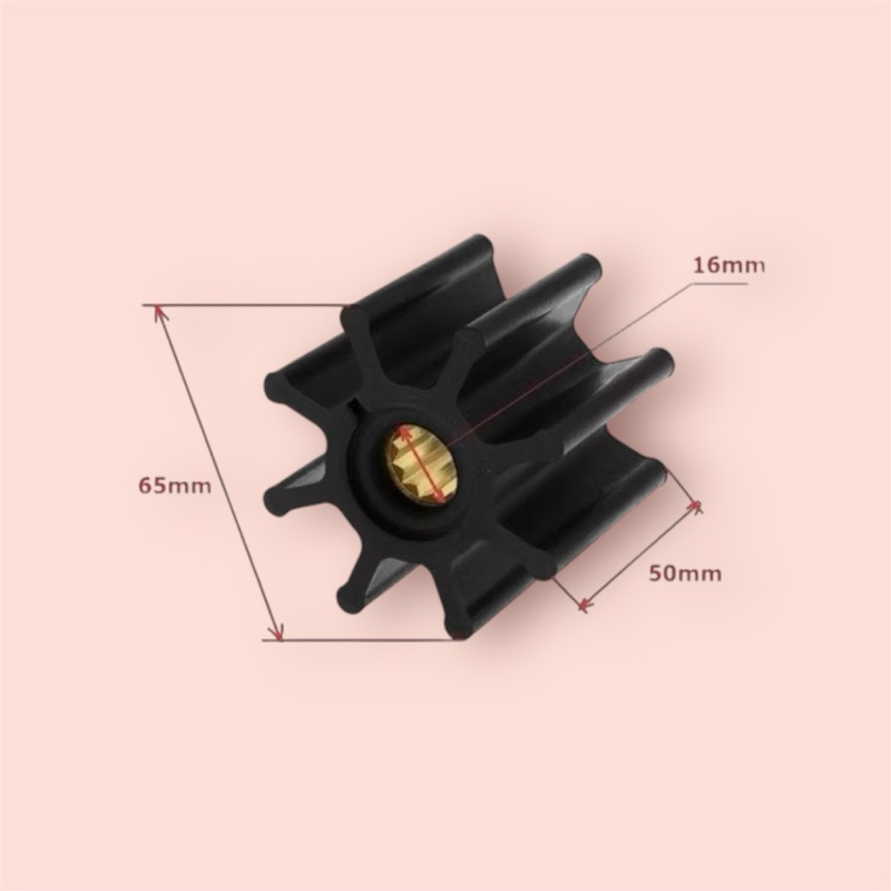 เกาหลี 50 -8 ใบพัดปั๊มยางสูงสําหรับ ยันม่าร์ เช่น เครื่อง 6ช