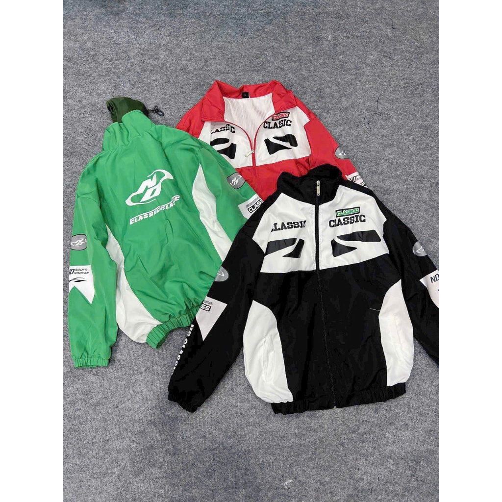 Ulzzang Unisex เสื้อแจ็คเก็ตร่มสําหรับผู้ชายและผู้หญิงหลายรุ่นร้อนเสื้อแจ็คเก็ตบอมเบอร์ร่ม 2 ชั้นจากน่าใส่