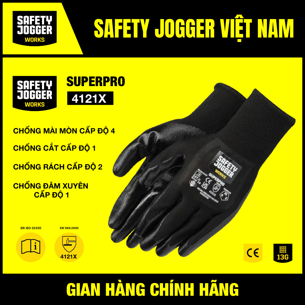 [GENUINE] Safety Jogger Superpro ถุงมือกันบาดป้องกันมืออย่างปลอดภัย