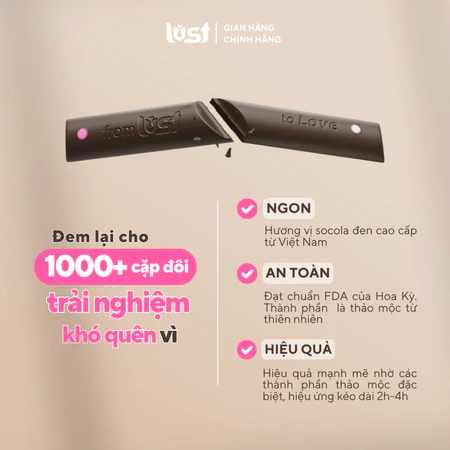 [ชุดของขวัญสําหรับคนรัก] Lust Chocolate - ของขวัญสําหรับคู่รัก