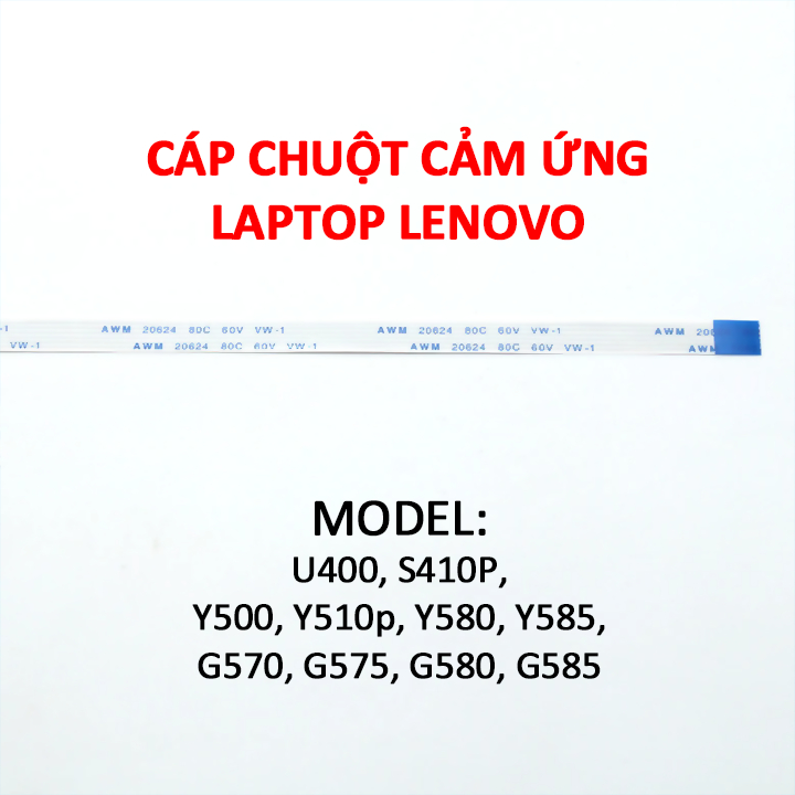 สายเชื่อมต่อเมาส์สัมผัสแล็ปท็อป Lenovo Y500 Y510p Y580 Y585 U400 S410P G570 G575 G580 G585 - TECHSTU