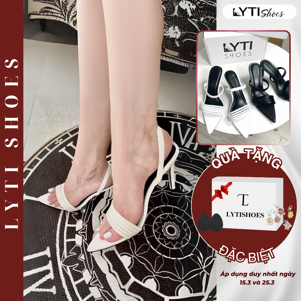 ก34 รองเท้าส้นสูงหัวแหลม