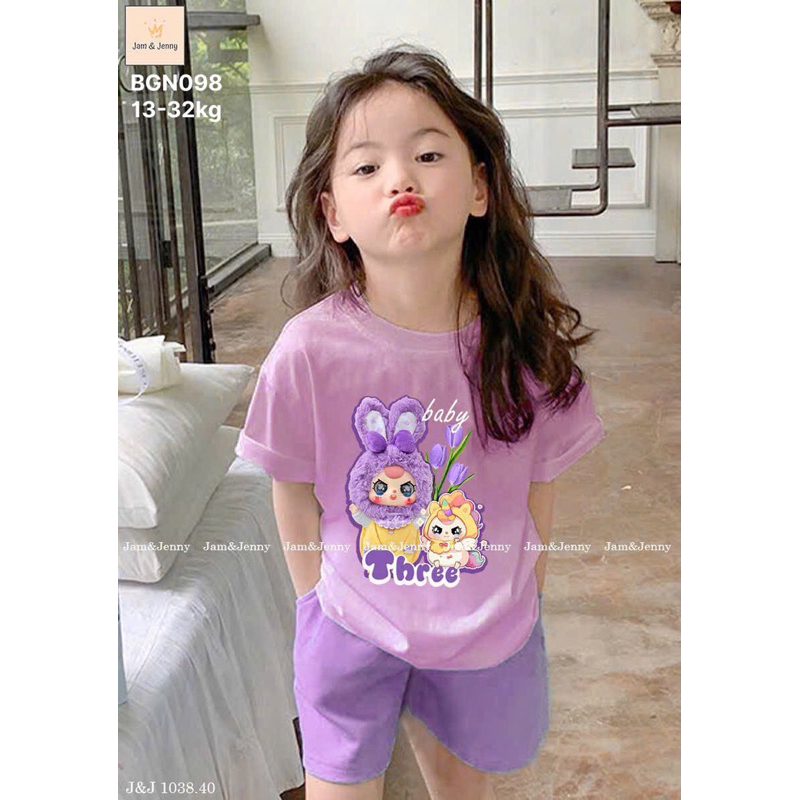 Babythree Jane shop ชุดต้นขาเด็กผู้หญิง ชุดแขนกุดผ้าฝ้ายสวยและนุ่มสุด รหัส 098