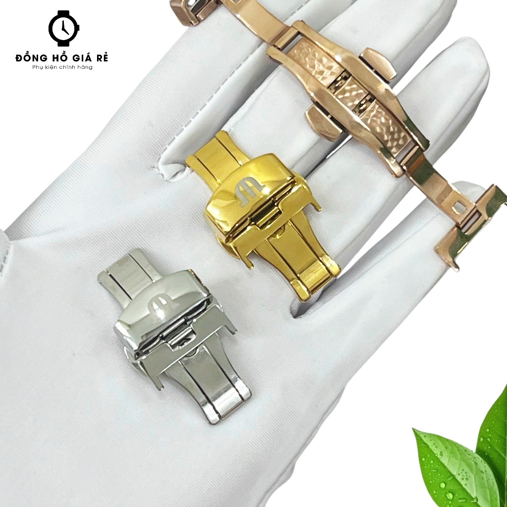 Maurice Lacroix Aikon Stainless Steel M-shaped Watch Buckle (ปลา)