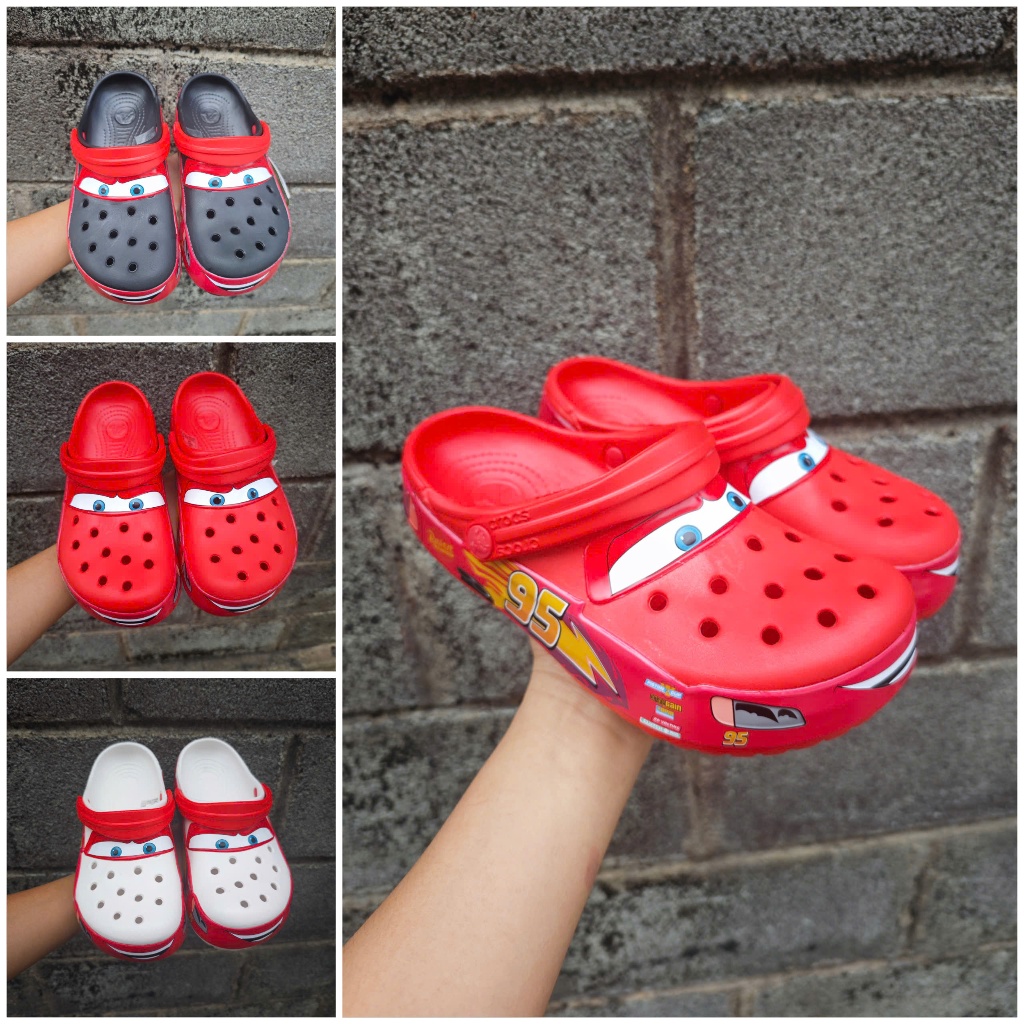 Mcqueen รองเท้าแตะไขว้สําหรับรถยนต์, รองเท้าแตะในรถยนต์, รถยนต์แฟชั่น