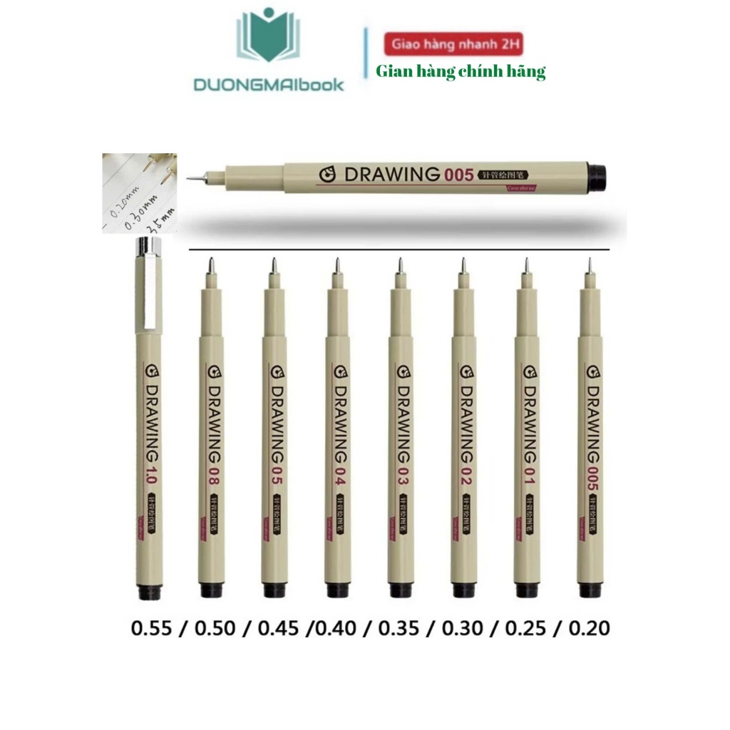 GRASP Line Pen - ปากกาซับหมึกสีดํา GFP294