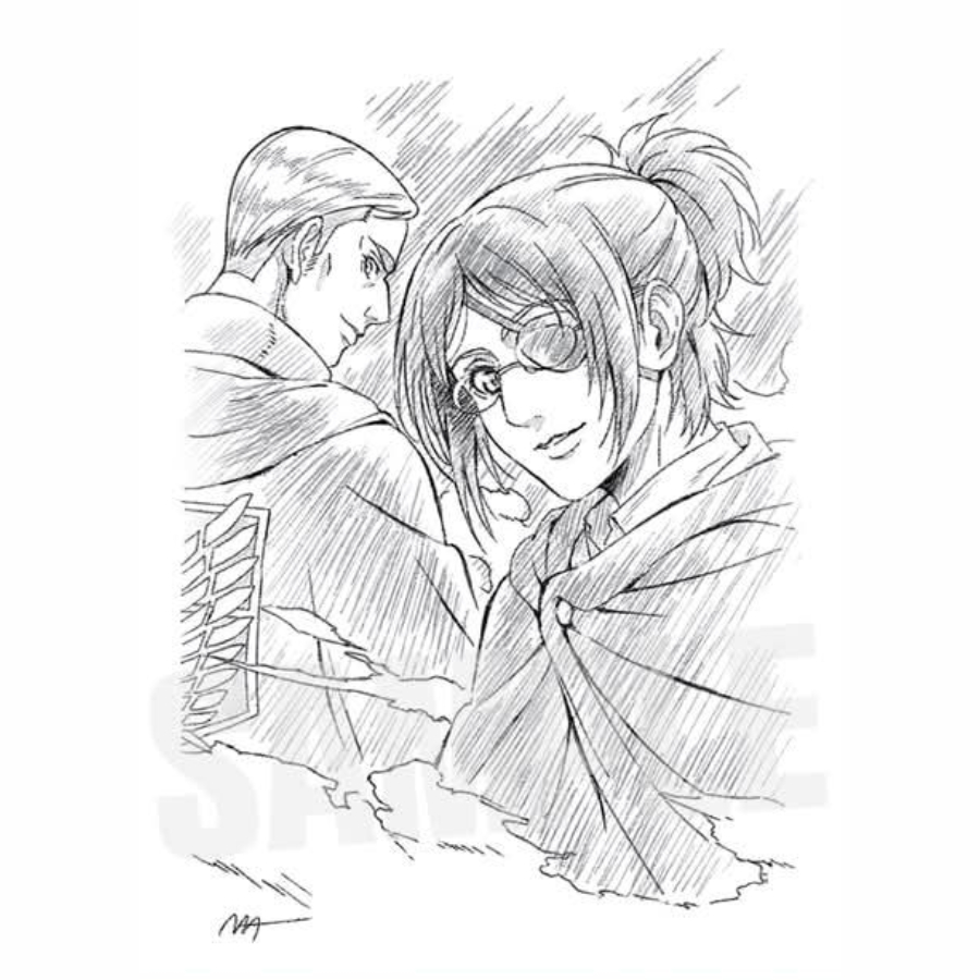 [ artoydeRose ] (อ่านคําอธิบาย) โปสการ์ด HANS & ERWIN ATTACK ON TITAN: THE LAST ATTACK 2025