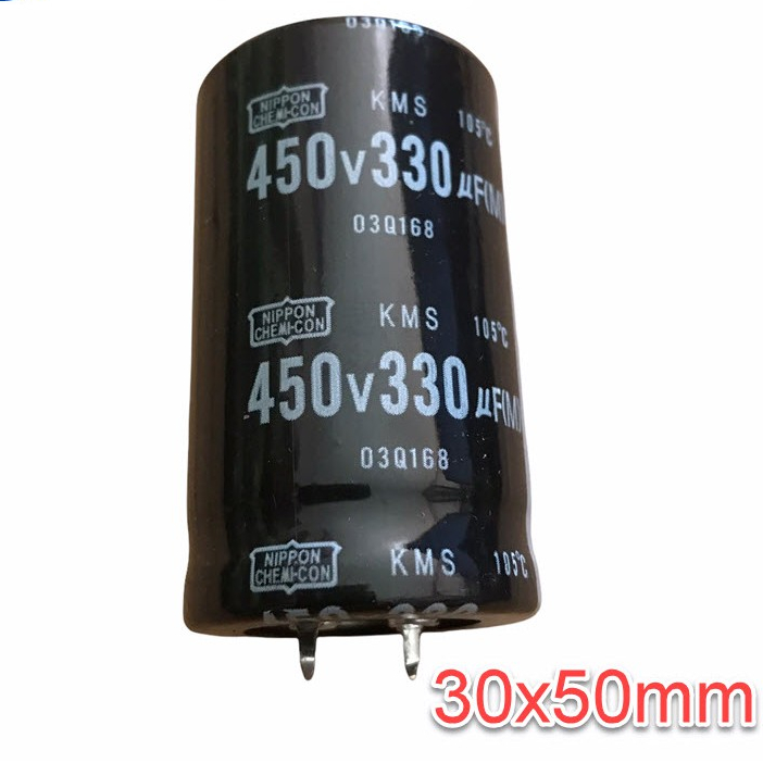 COMPONENTS 330uf450v ตัวเก็บประจุ 3 ชิ้น 450v 330uf - TA1 pxb9 -