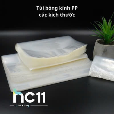 PP GLASS BAG ถุงกระดาษแก้วใส หนา+บาง