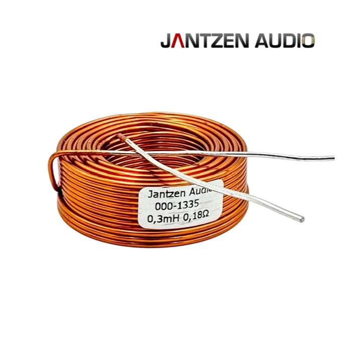 Inductor 0.3mH Air core Jantzen-Audio DCR 0.18 OHM 1.2 มม. สําหรับลําโพงเสียงแหลมกลาง ราคา 1 ม้วน