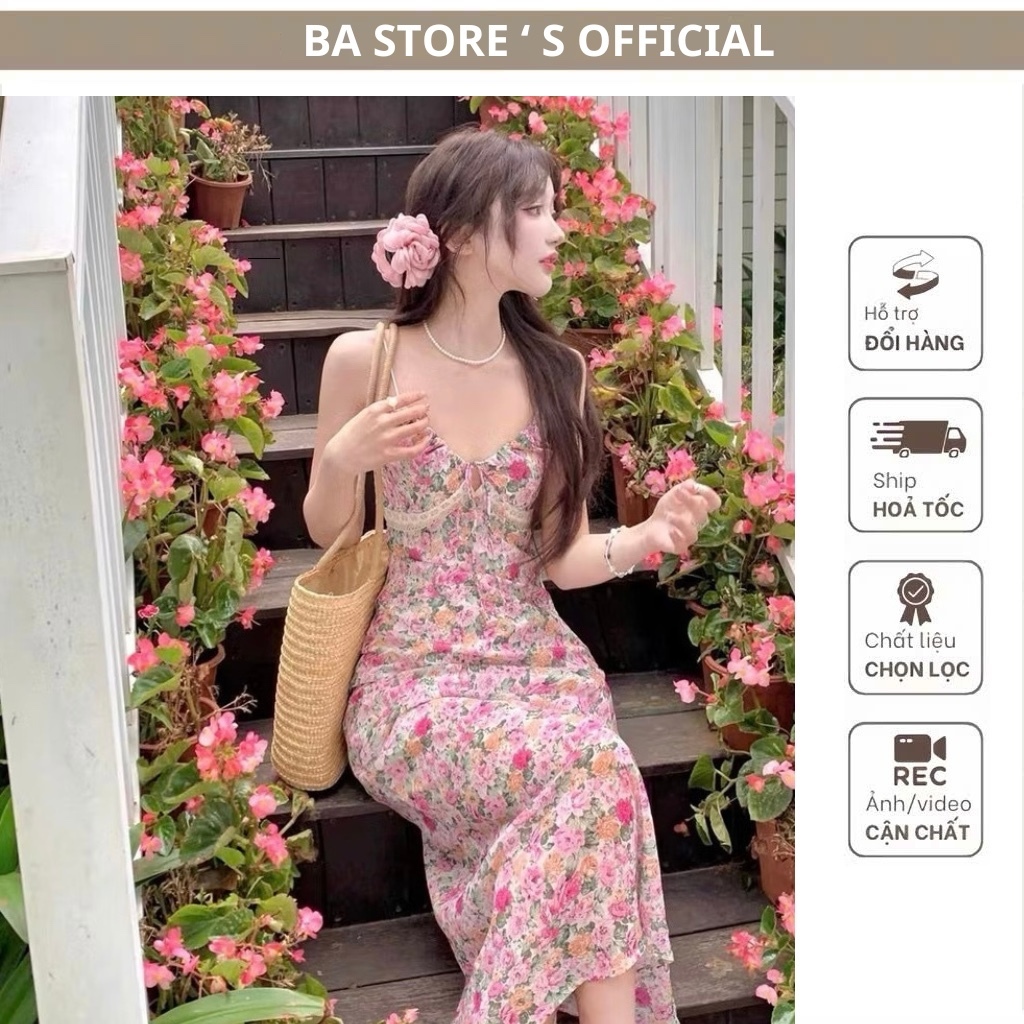 ชุดดอกไม้ 2 สายยาว, ชุดดอกไม้ลูกไม้ FEMININE ชุดดอกไม้สําหรับ BEACH TH238