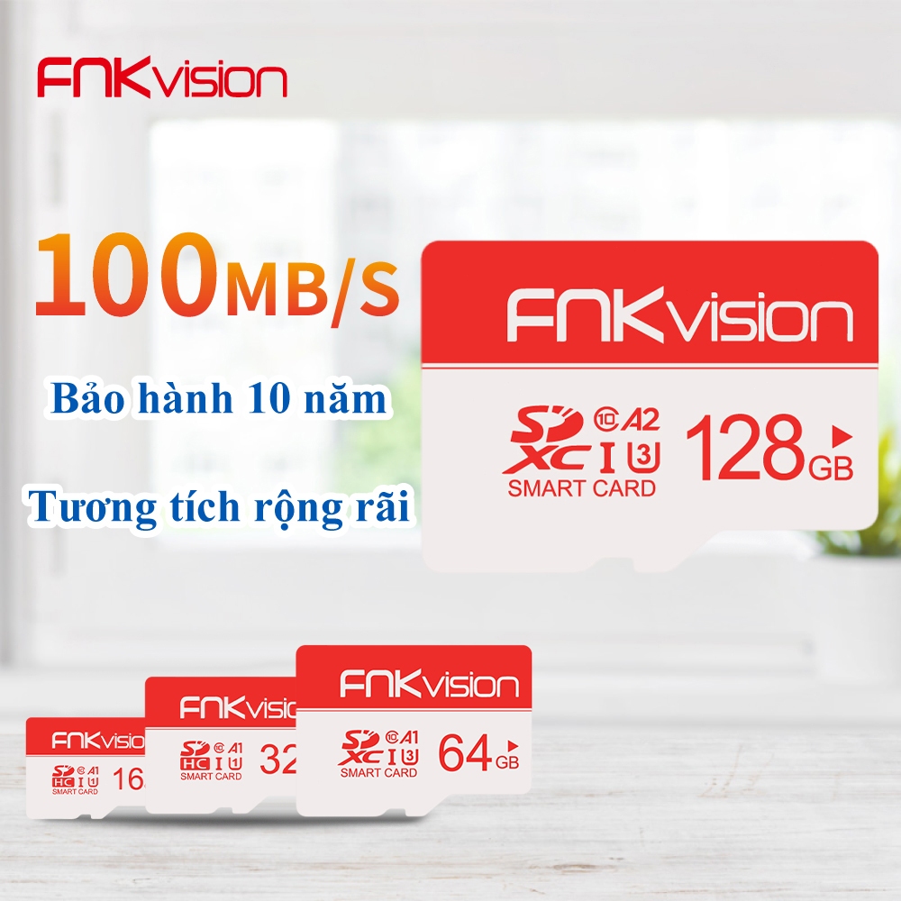 Fnkvision32GMicro SD 64G / 128G การ์ดหน่วยความจําความเร็วสูง ใช้สําหรับกล้องเฝ้าระวัง Yoosee dash ca